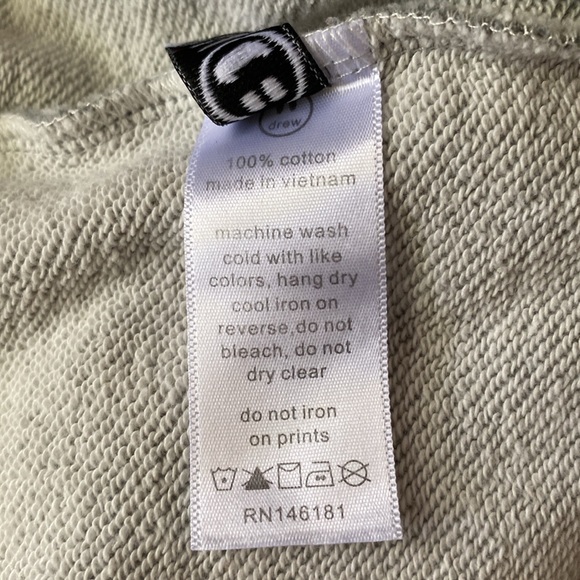 DREW grey hoodie (Justin Bieber's brand) - Picture 6 of 6